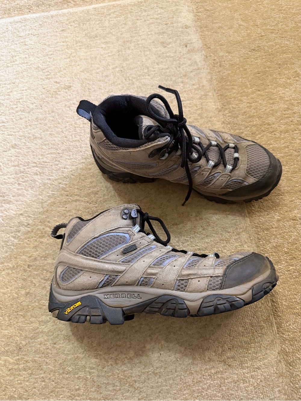 Merrell Moab mid-height hiking boots